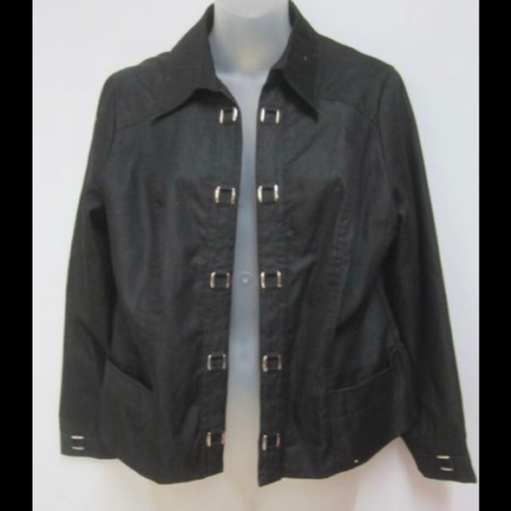 Christopher & Banks black jacket NWT size P/M